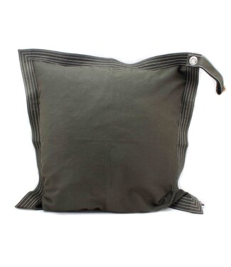 Fair Forward Pillow - army green parachute lining 50x50 cm