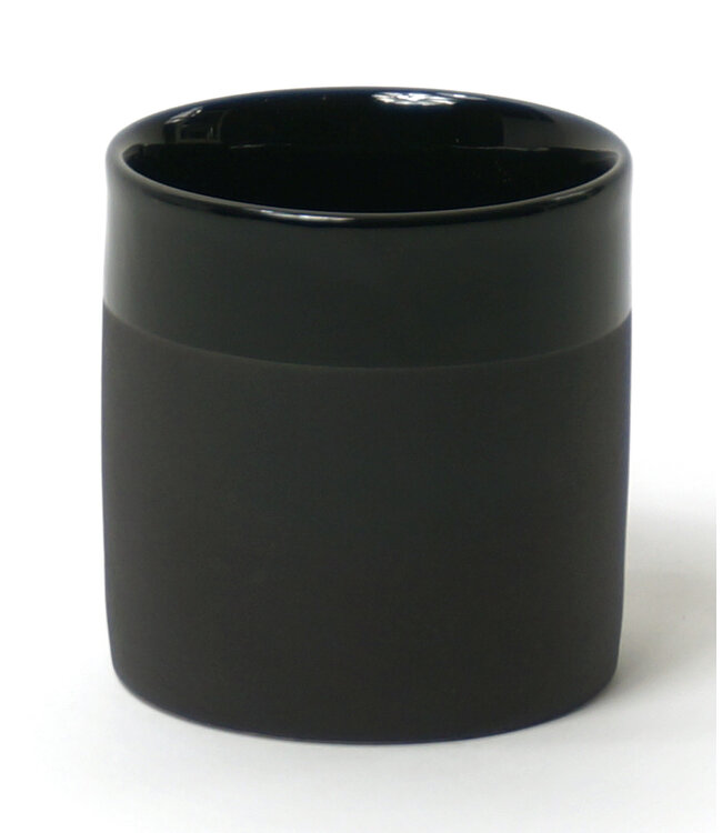 Ceramic cup black 150ml