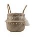 FairForward Rice basket seagrass natural - white