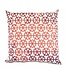 Pillow cover Arabic 45x45cm red - orange cotton