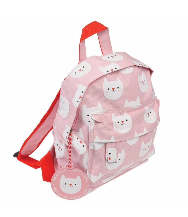 Toddler's backpack pink - Cookie the Cat
