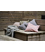 Sierkussenhoes wol Chevron antraciet-ecru 45x45cm