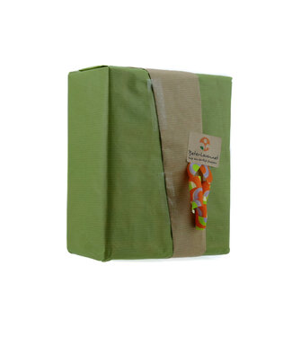 wrapping paper green-beige