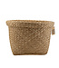 Basket palm leave. H 15 x D 22 cm