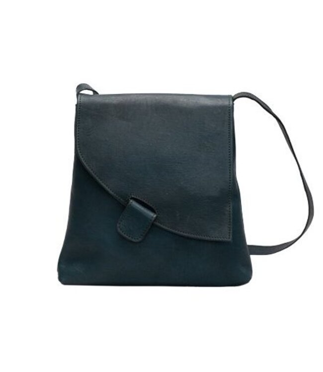 Eco leather bag black 25x25x4 cm