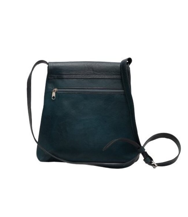 Eco leather bag black 25x25x4 cm