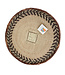 Wicker (wall) bowl natural - brown