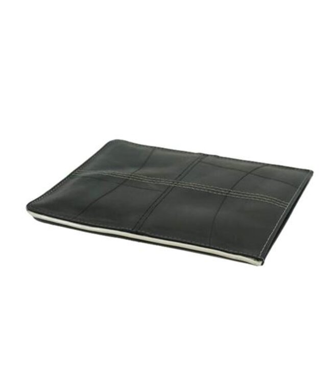 Tablethoes gerecycled rubber zwart- 25x20 cm