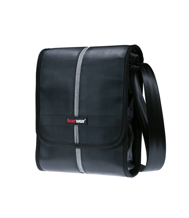 Feuerwear Vertical Messenger Bag Jack 32x24x9cm - Zwart