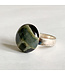 Adjustable ceramic ring round - green -black