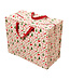 Grote opbergtas XL 50's Christmas gerecycled plastic 55 cm