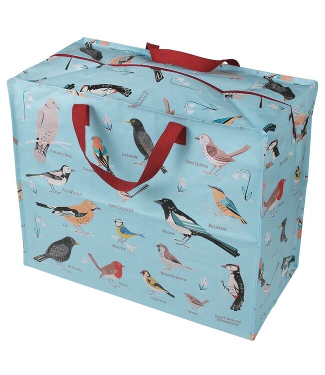 Big storage bag Garden Birds recycled plastic 55cm