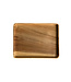 Serving tray acacia wood - 22 x 17 cm