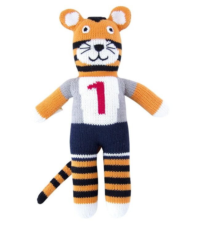 Knitted Tiger Bill 35 cm - knitted doll