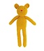 GlobalAffairs Crochet bear Bobby yellow - organic cotton 30 cm