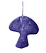 Kinta Christmas ornaments capiz mushroom - purple