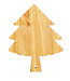 Houten serveerplank kerstboom vorm 30x25cm