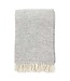 Plaid eco wool Preppy Grey - 200x130 cm
