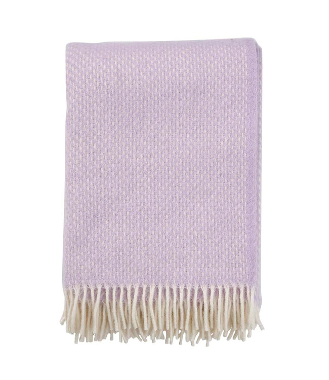 Plaid eco wool Preppy Lilac - 200x130 cm