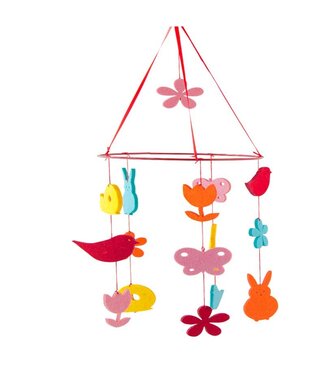 Global Affairs Felt mobile - Spring creatures
