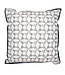 Pillow canvas grafic grey white 50x50cm