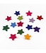 Felt hanger coloured stars  150 cm