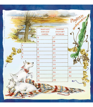 Floris Birthday calender animals and plants