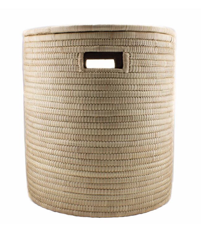 Palmleave basket Natural beige - H55xD45cm - large