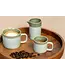 Ceramic espresso cup celadon green - XS -95 ml