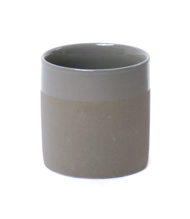Ceramic small mug grey - 150ml
