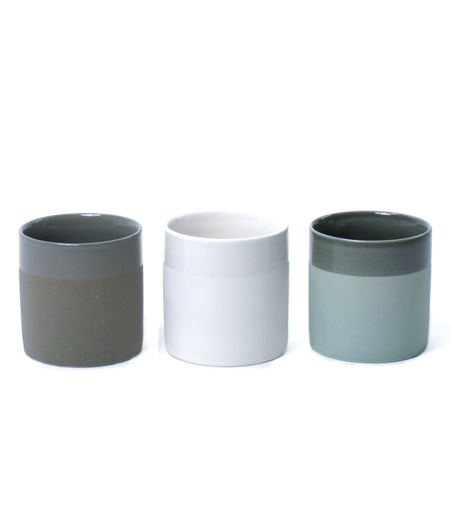 Mokje keramiek grijs 150ml