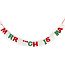 SjaalmetVerhaal Garland felt Merry Christmas 110 cm