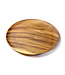 Kinta Wooden plate natural 33 cm flat Kinta