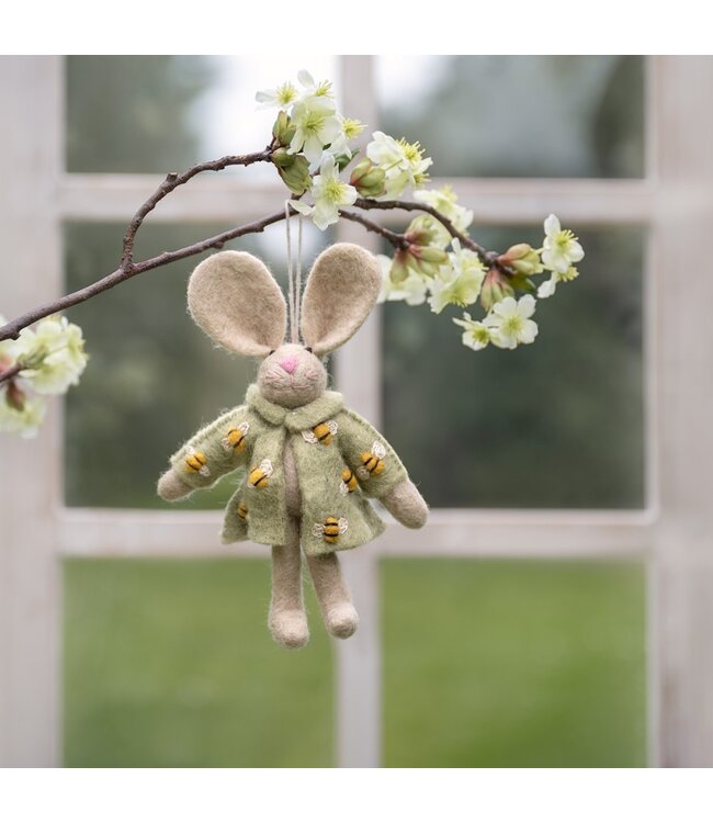 Felt hanger Easter Funny bunnies- assorti