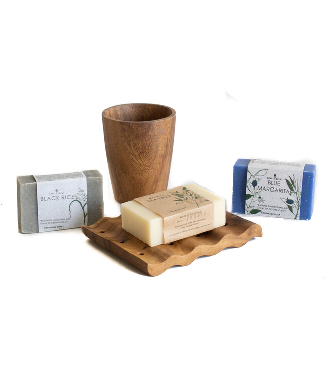 Blokje natuurlijke zeep 100gr  - blue Margarita