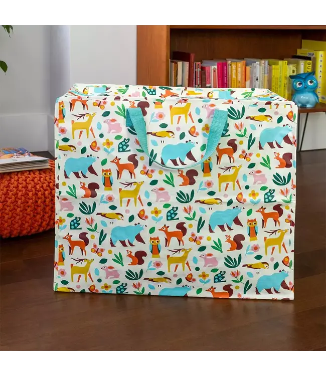 Big storage bag recycled plastic -beige  Woodland - 58 cm