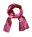 Girls' scarf Flower fun - fuchsia