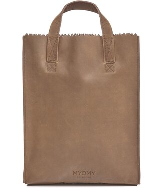MYOMY MYOMY My paperbag short handles original - brown