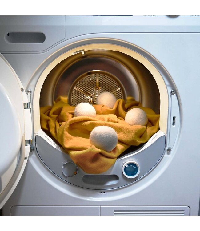 Machine dryer balls of wool felt - 4 pieces