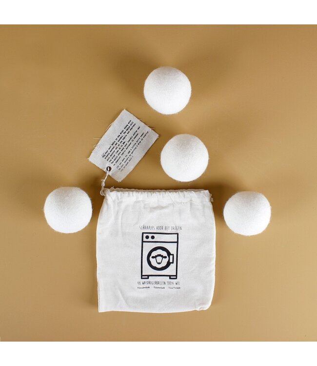 Machine dryer balls of wool felt - 4 pieces