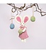 Felt hangers Easter bunny with easter egg - set of 6