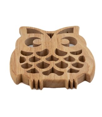 Kanika Wooden coaster Owl