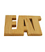 Houten onderzetter EAT