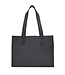 My paper bag - leren handtas off black - MYOMY