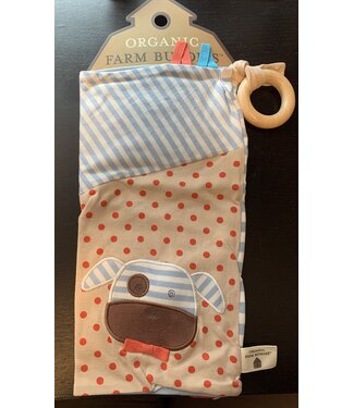 Baby activity blanket - Boxer The Dog - organic cotton