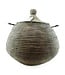 Teranga Straw basket ball-shaped - brown