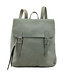 Tahoua Eco leather backpack light blue