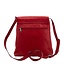 Eco leather bag - red- 25x25cm