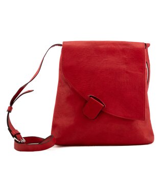 Tahoua Eco leather bag red- 25x25cm