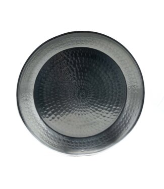 Only Natural Bowl aluminium with circels D 30 x 2,5cm
